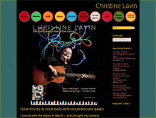 Tablet Screenshot of christinelavin.com